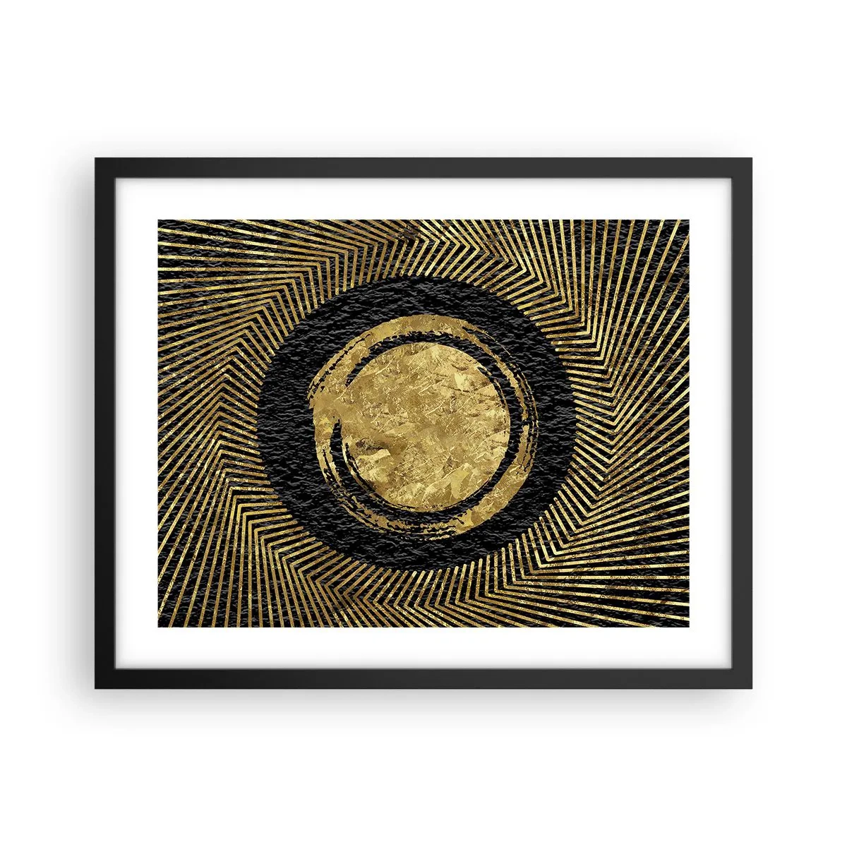 Affisch i svart ram - Glamourös komposition - 50x40 cm