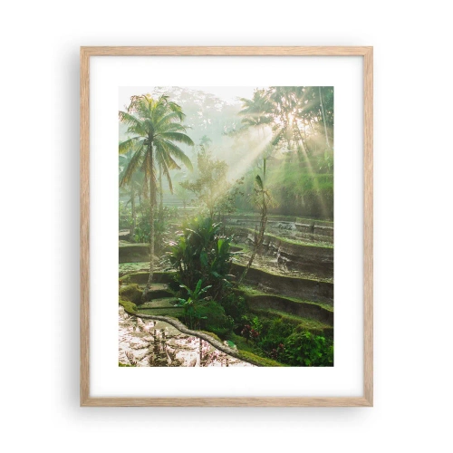 Affisch i ram av ljusek - Växa upp i solsken - 40x50 cm