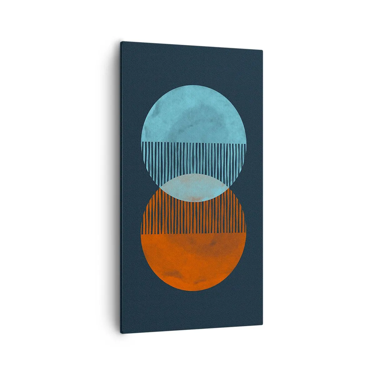 Canvastavla - Bild på duk - Astronomisk fantasi - 55x100 cm