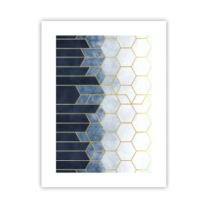 Affisch - Komposition i synkoprytm - 30x40 cm