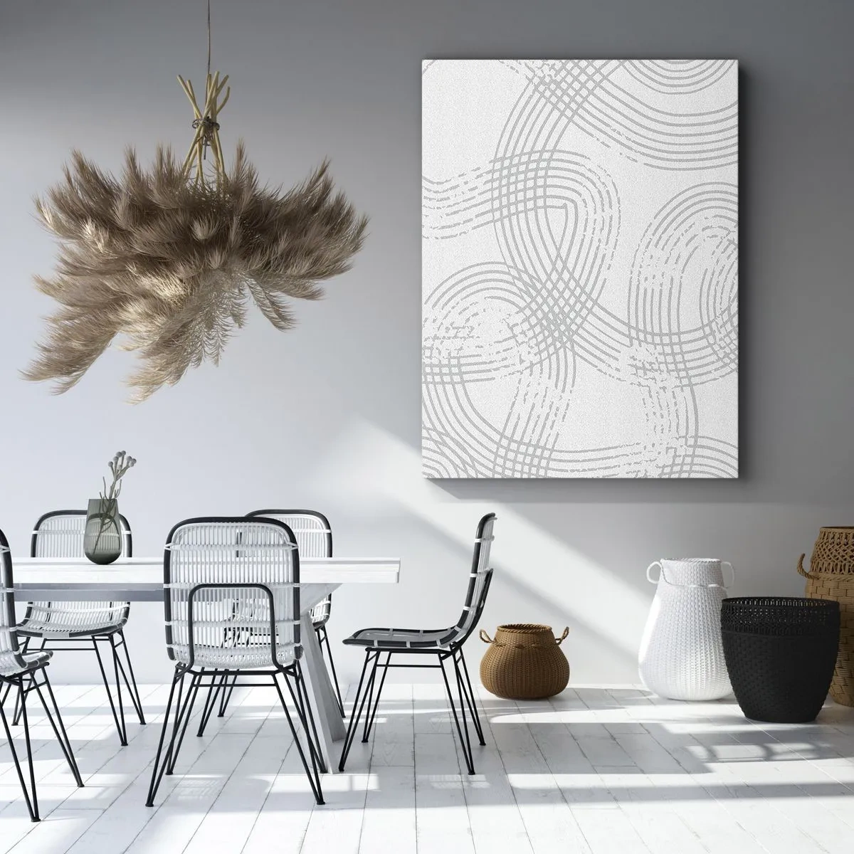 Canvastavla - Bild på duk - Det finns ingen rak väg - 50x70 cm