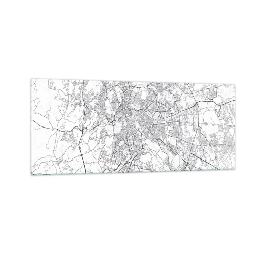 Glastavla - Bild på glas - Romersk ring - 100x40 cm