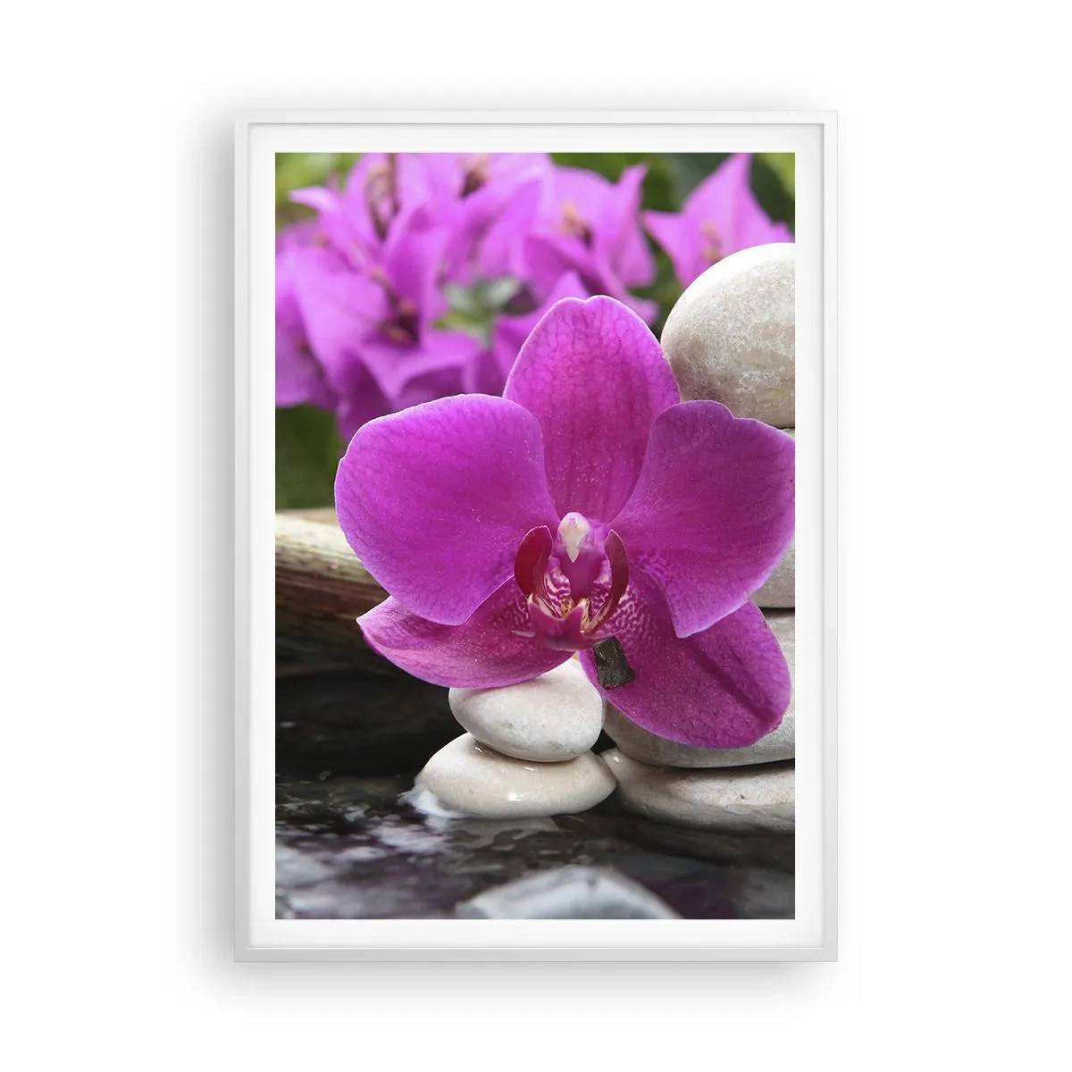 Affisch i vit ram - Så kopplar du av - 70x100 cm