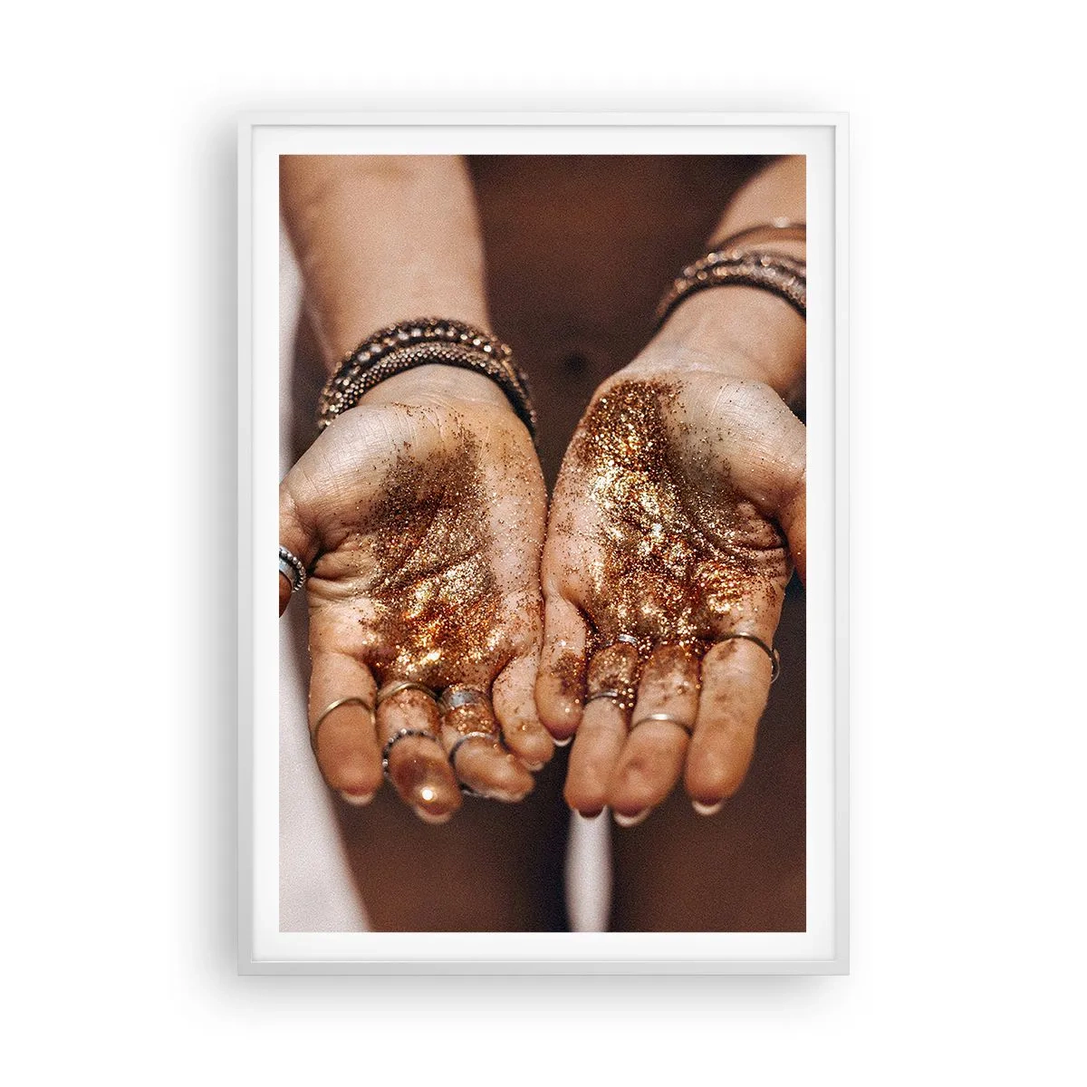 Affisch i vit ram - Gåva för dig - 70x100 cm