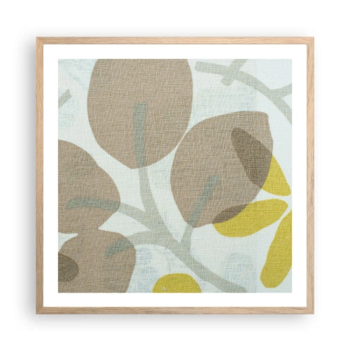 Affisch i ram av ljusek - Komposition i solskenet - 60x60 cm