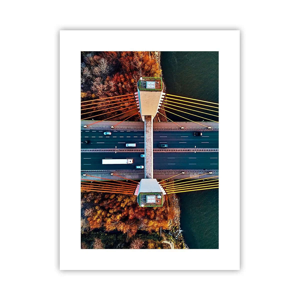 Affisch - Bortom vatten, bortom skog - 30x40 cm