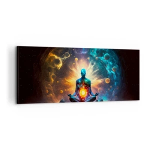 Canvastavla - Bild på duk - Kosmisk stillhet - 100x40 cm