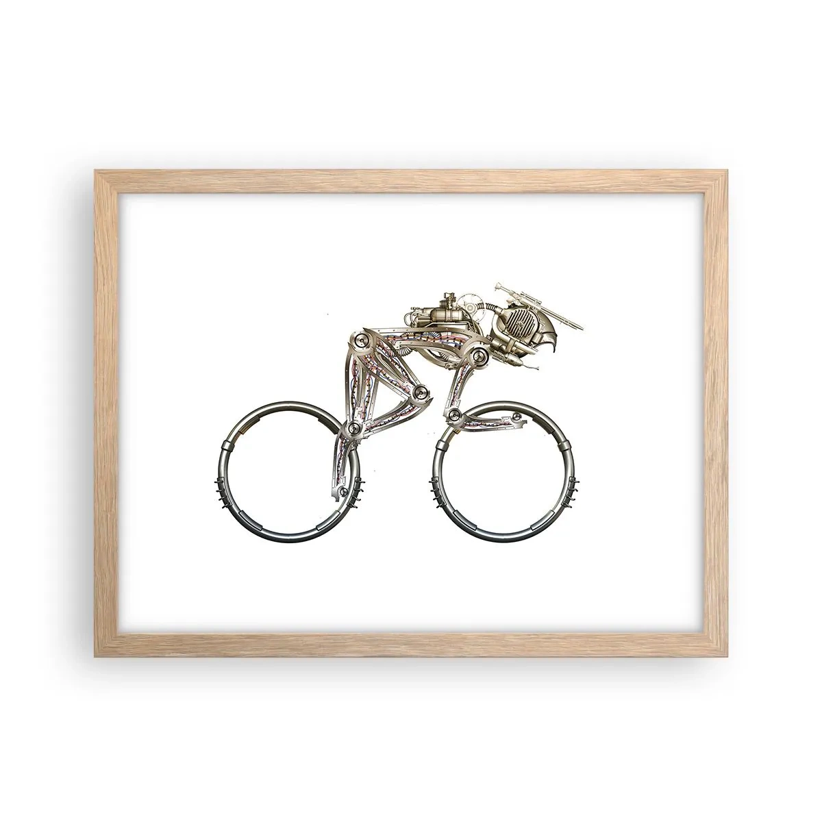 Affisch i ram av ljusek - Underbar maskin - 40x30 cm