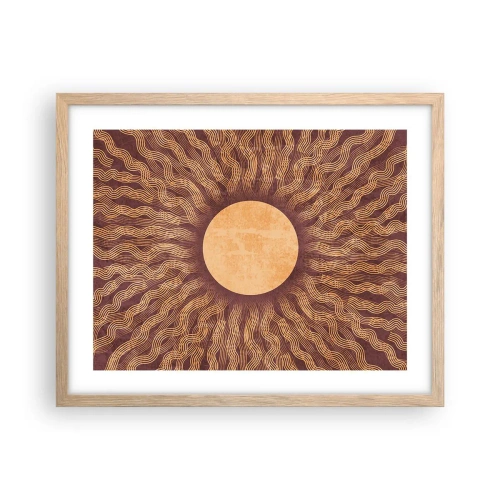 Affisch i ram av ljusek - Solikon - 50x40 cm