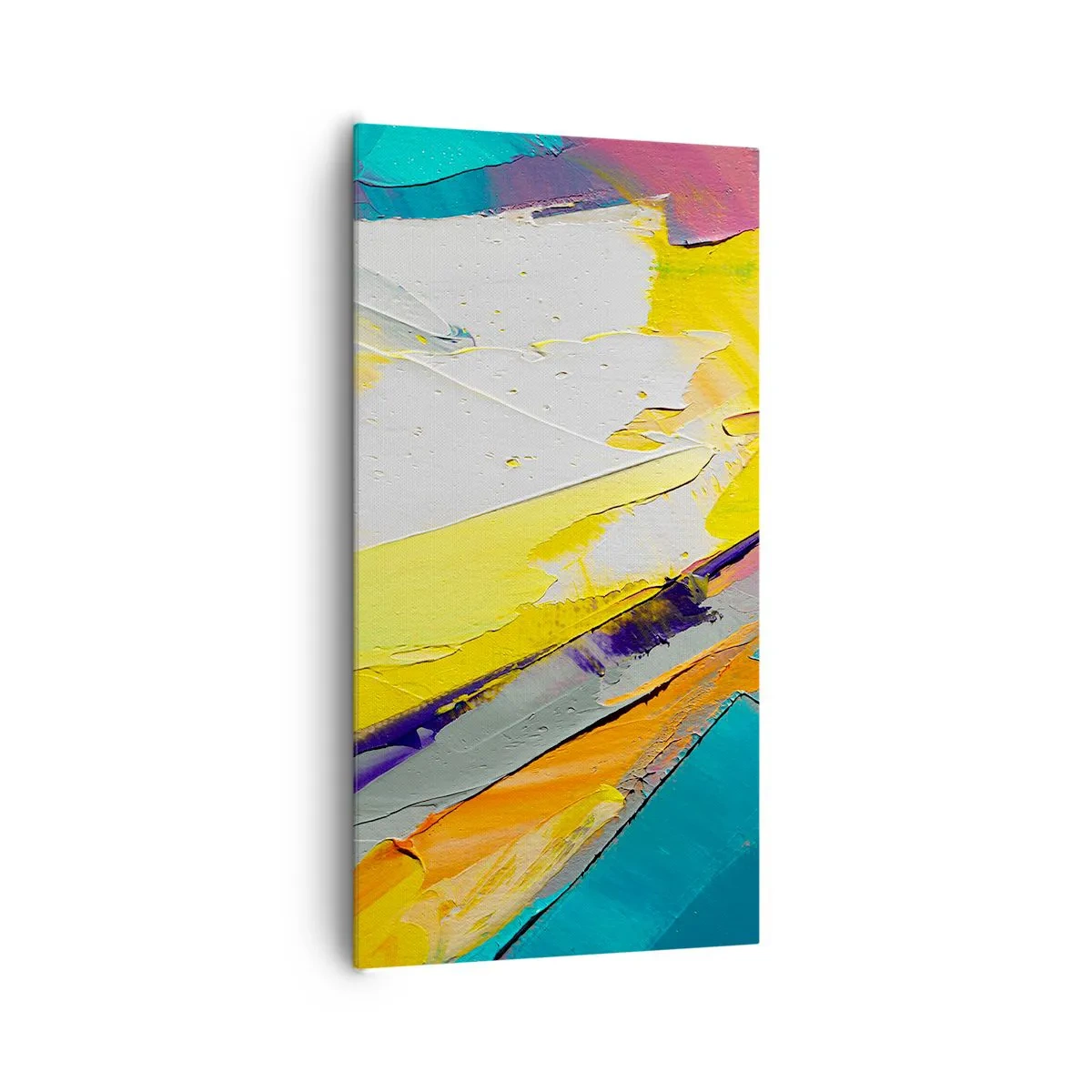 Canvastavla - Bild på duk - Världens anatomi - 65x120 cm