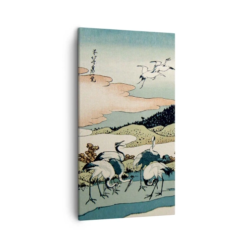 Canvastavla - Bild på duk - I japansk anda - 45x80 cm