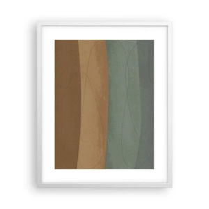 Affisch i vit ram - Horisontell komposition - 40x50 cm