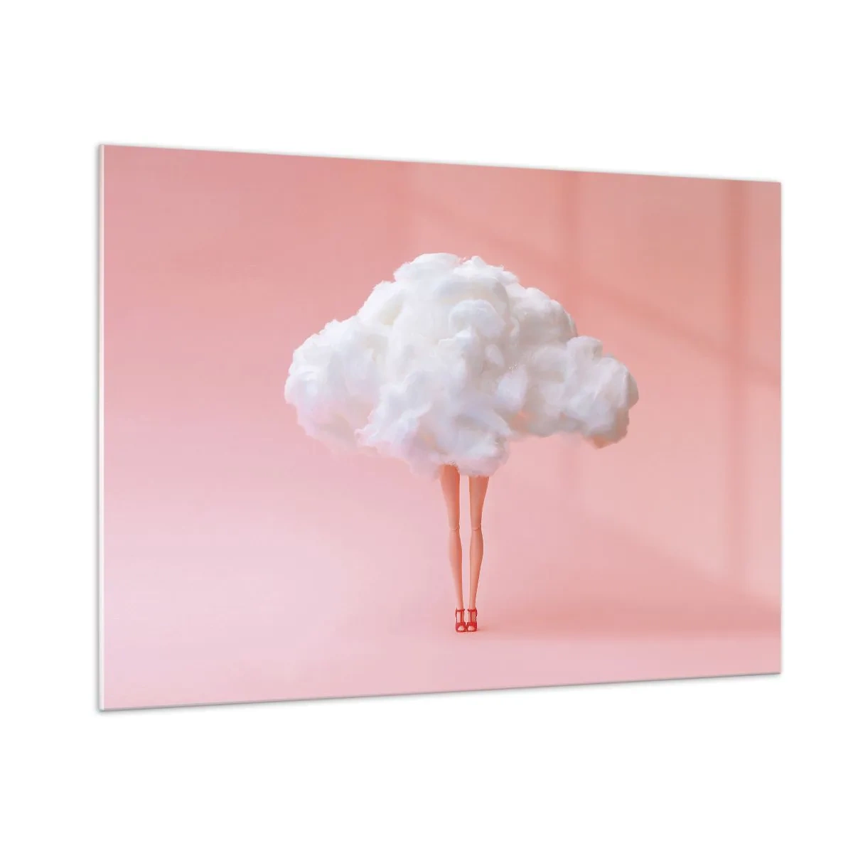 Glastavla - Bild på glas - Söt utfästelse - 100x70 cm