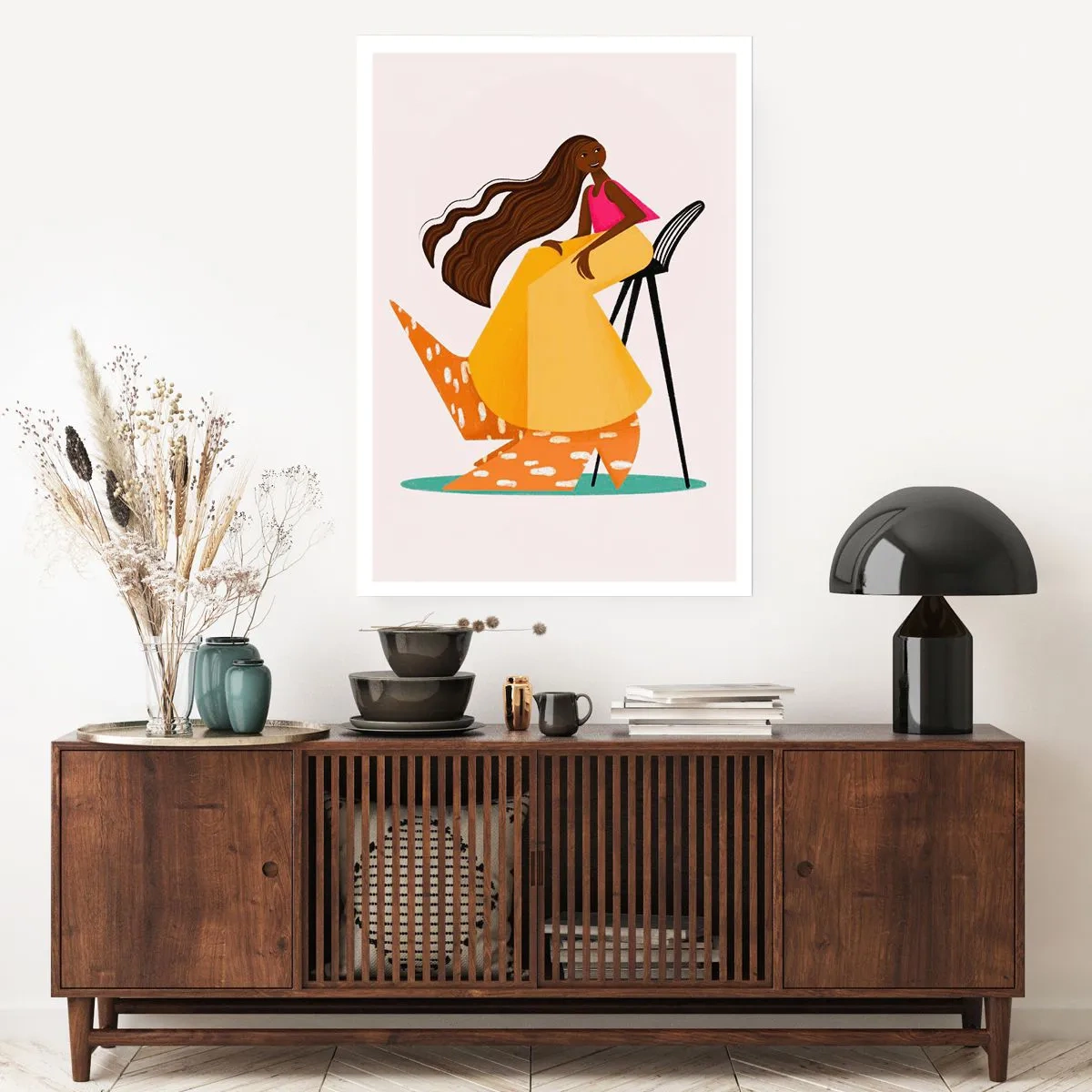 Affisch - Modet är också kul - 70x100 cm