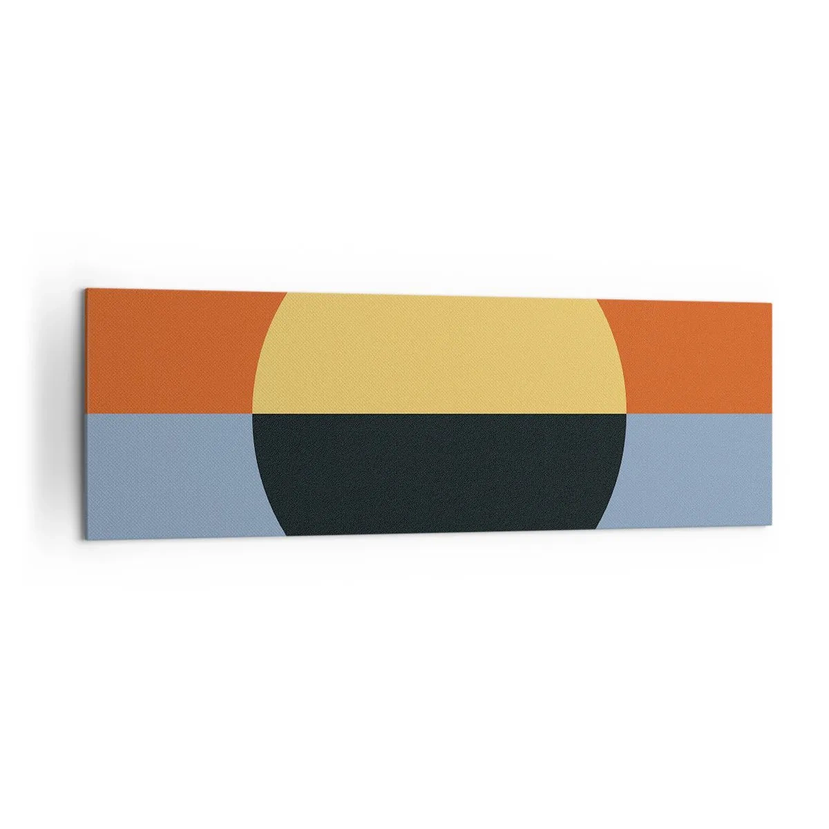 Canvastavla - Bild på duk - Komposition av värme och kyla - 160x50 cm
