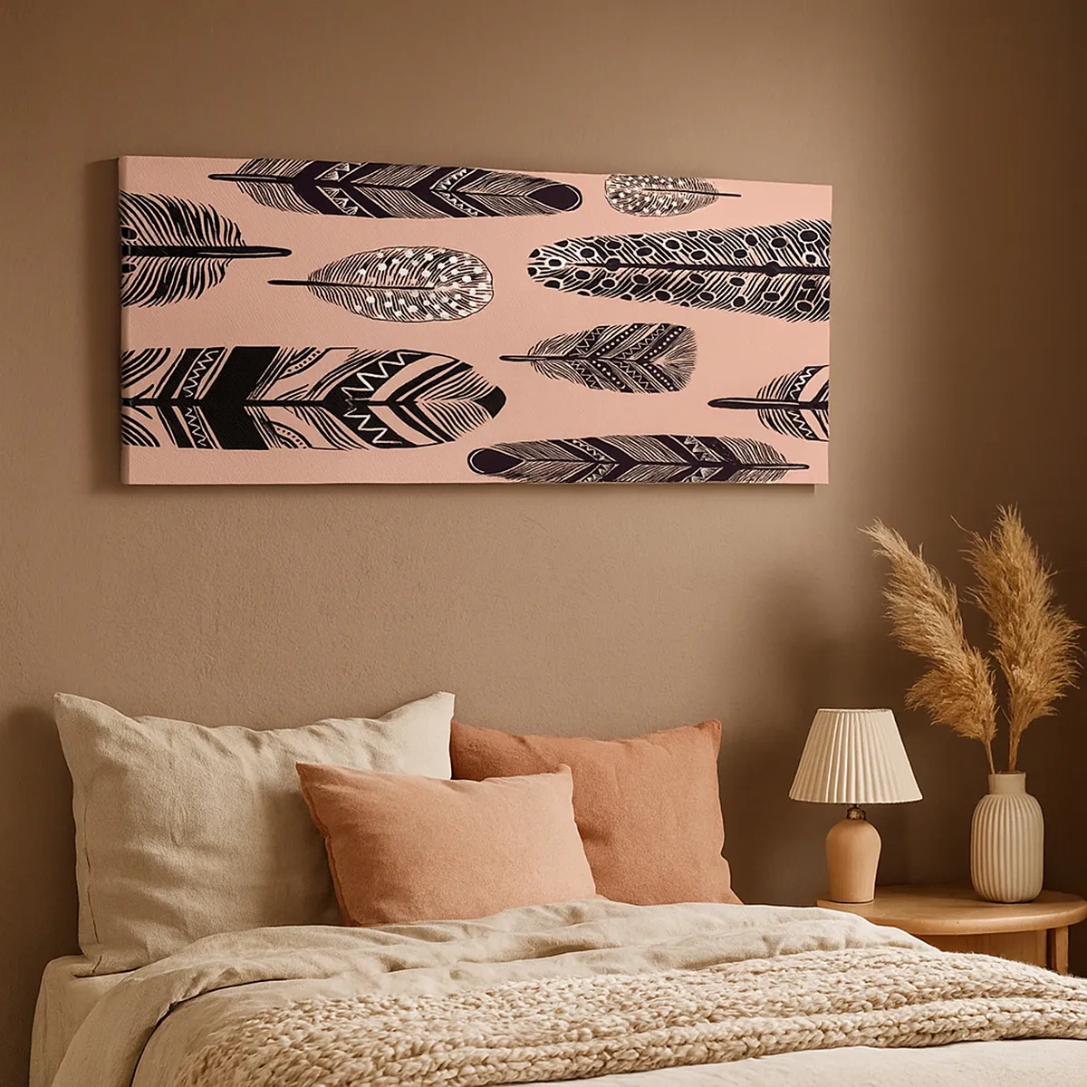 Canvastavla - Bild på duk - Indiansk middag - 30x30 cm