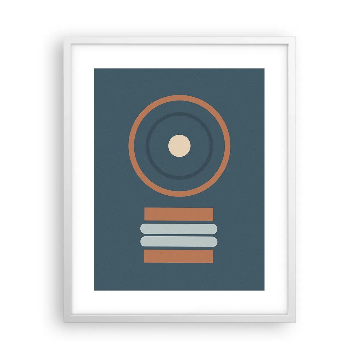 Affisch i vit ram - Sakens kärna - 40x50 cm