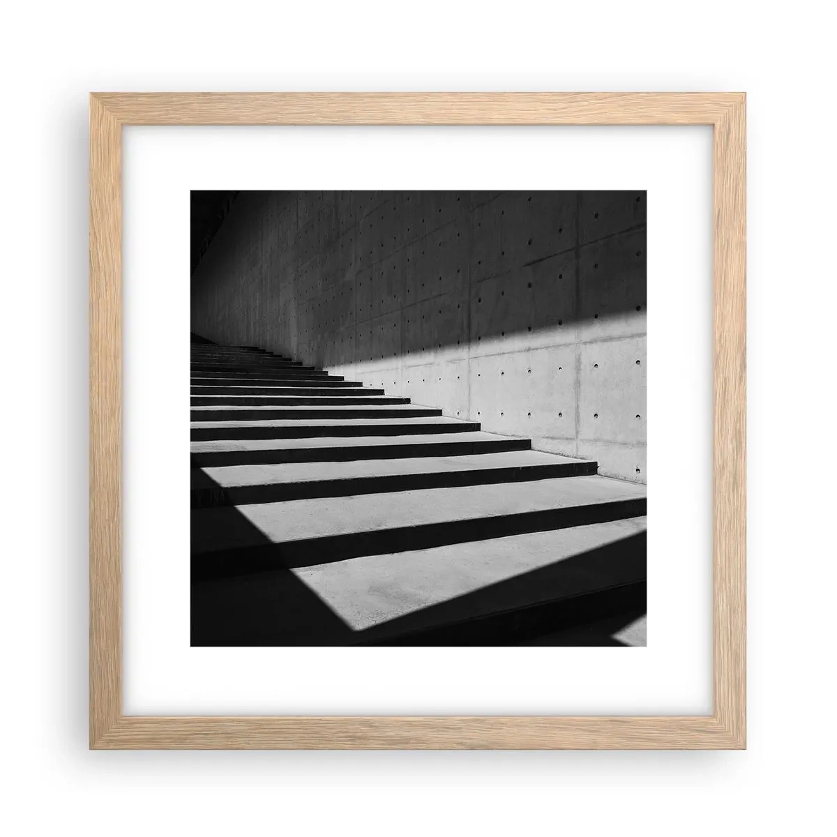 Affisch i ram av ljusek - Modernismens råa skönhet - 30x30 cm