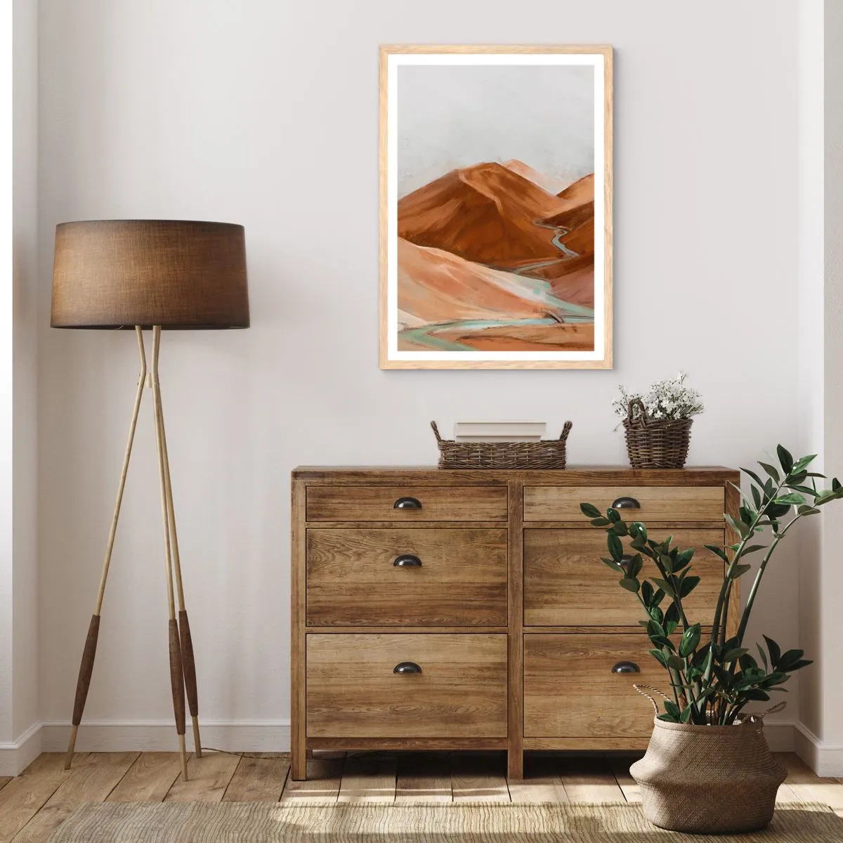 Affisch i ram av ljusek - Till källan - 40x50 cm