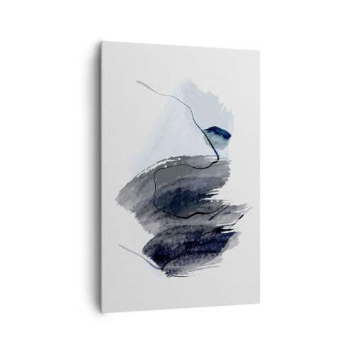 Canvastavla - Bild på duk - Intensitet och rörelse - 80x120 cm