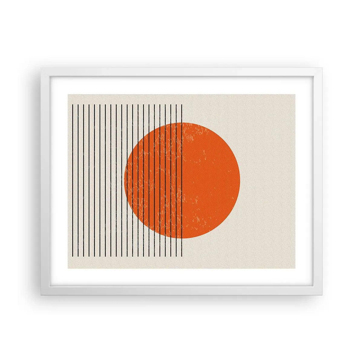 Affisch i vit ram - Alltid solen - 50x40 cm