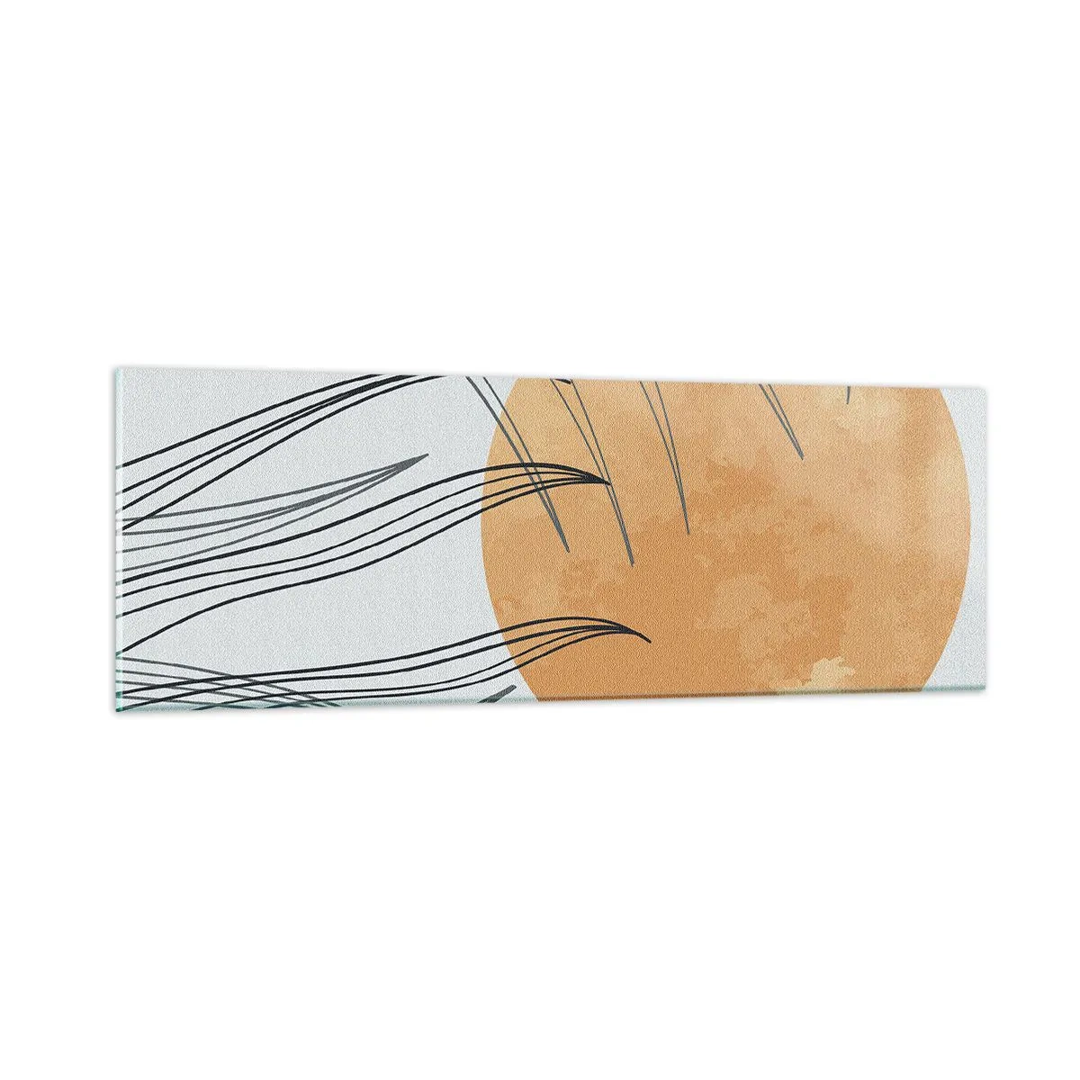 Glastavla - Bild på glas - Alltid mot solen - 90x30 cm