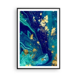 Affisch i svart ram - Solflingor  - 70x100 cm