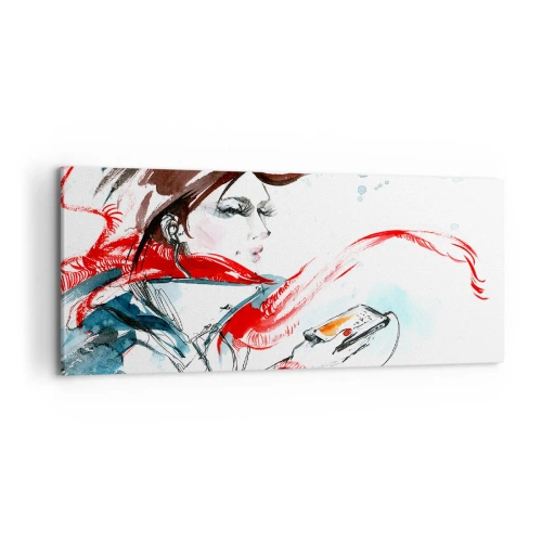 Canvastavla - Bild på duk - Spel inuti mig - 100x40 cm