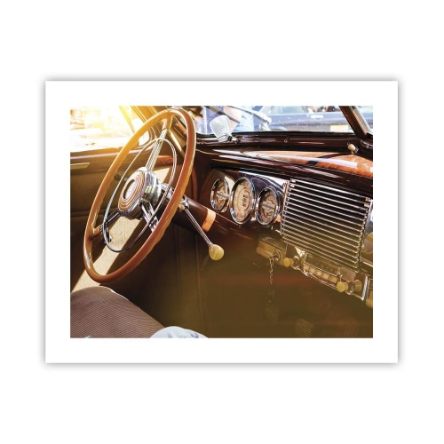 Affisch - Smak av lyx från det förflutna - 50x40 cm