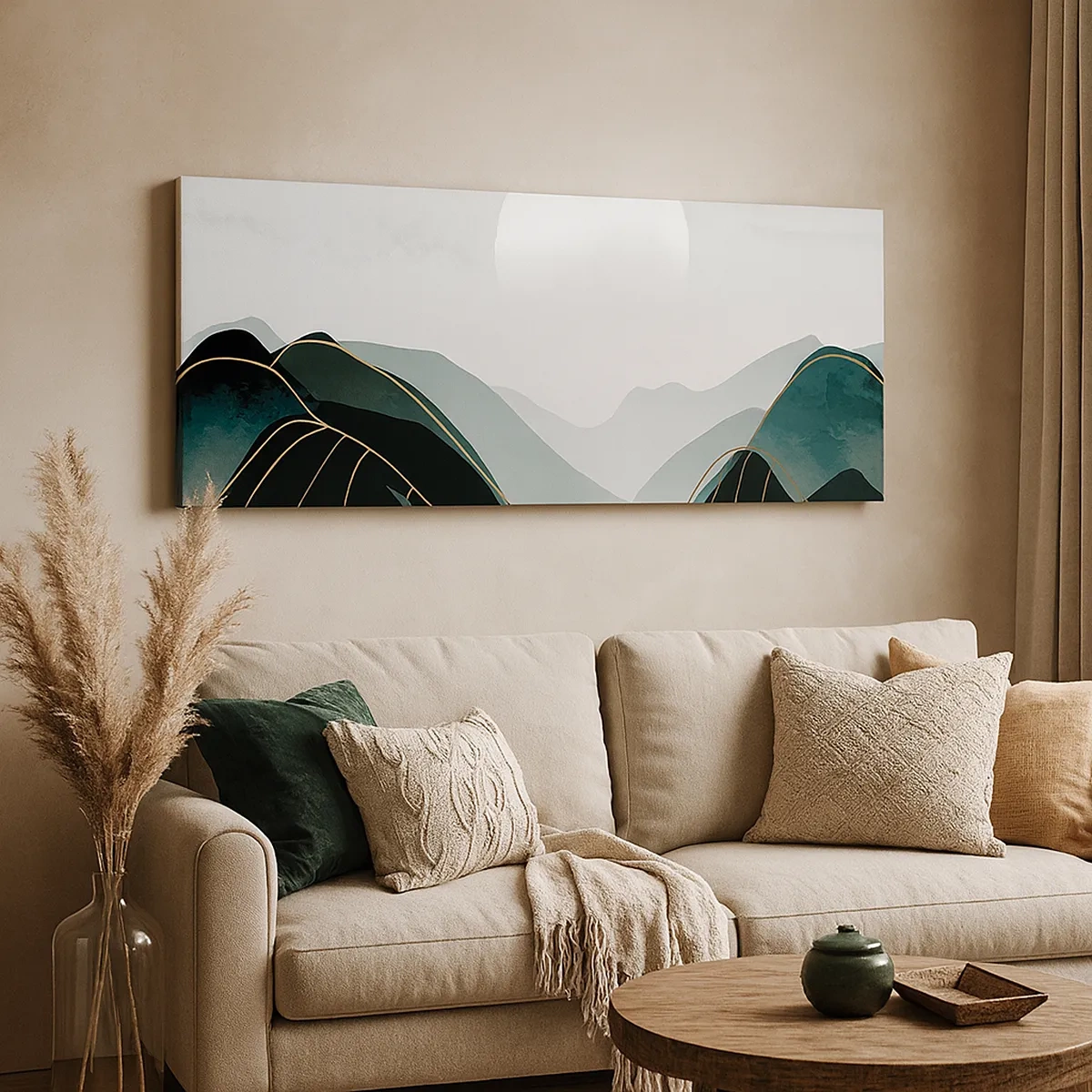 Canvastavla - Bild på duk - I fullt majestät - 30x30 cm