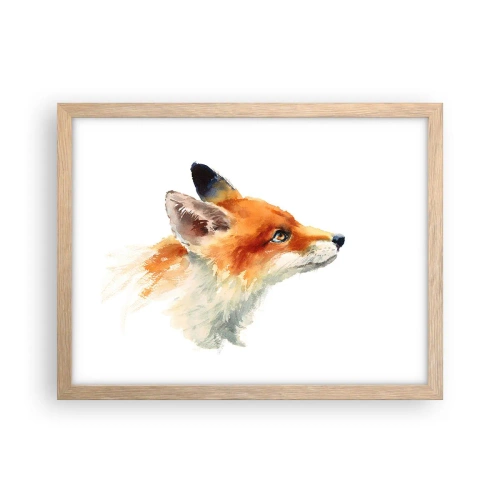 Affisch i ram av ljusek - Försiktighet skadar aldrig - 40x30 cm