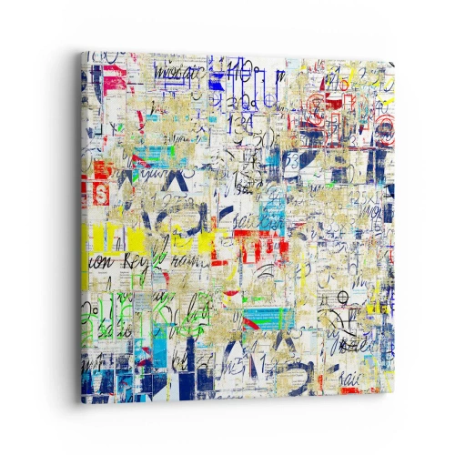 Canvastavla - Bild på duk - Helt enkelt gläder ögonen - 40x40 cm