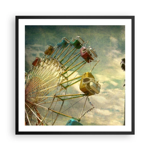 Affisch i svart ram - Kommer att bli, kommer att bli kul.... - 60x60 cm