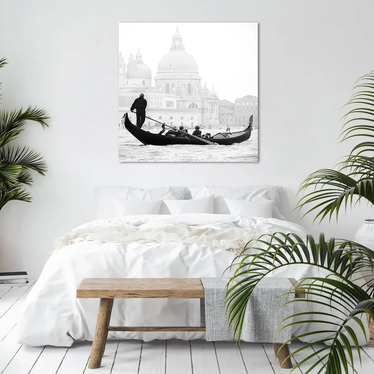 Canvastavla - Bild på duk - En resa till skönhetens källa - 70x70 cm