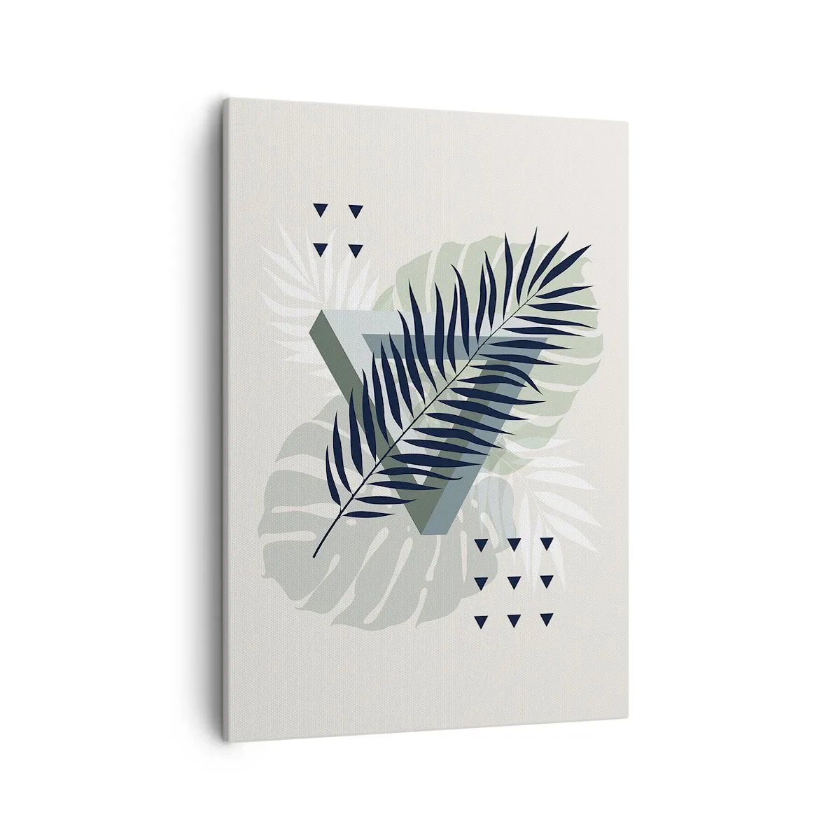 Canvastavla - Bild på duk - Natur och geometri – två ordningar? - 50x70 cm