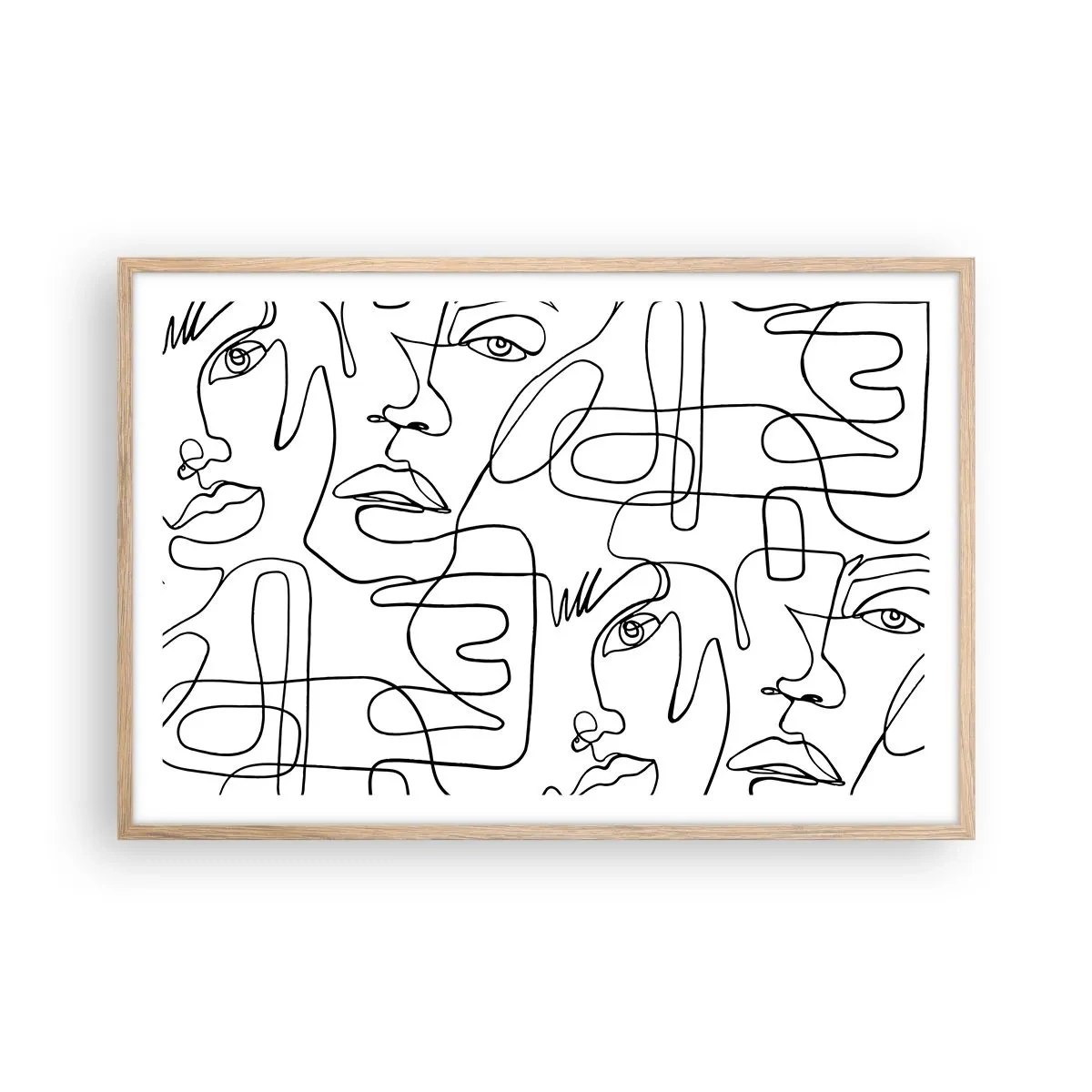 Affisch i ram av ljusek - I trassliga känslor - 91x61 cm