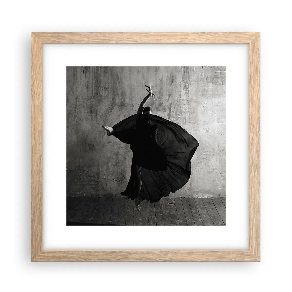 Affisch i ram av ljusek - Full av passion - 30x30 cm