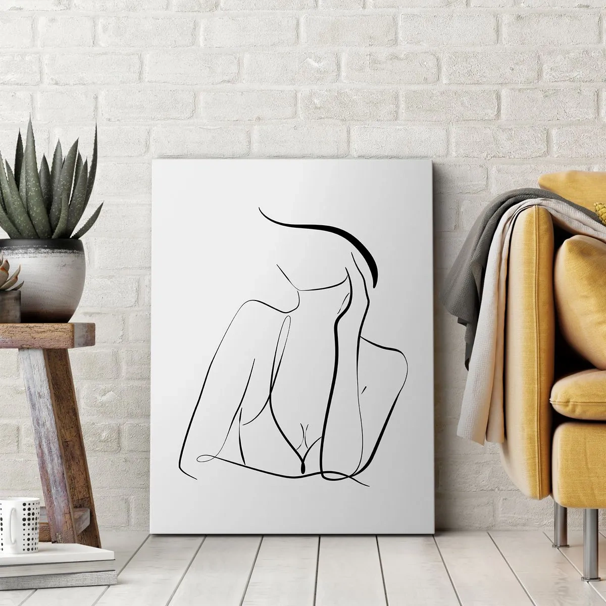 Canvastavla - Bild på duk - På drömvågen - 50x70 cm