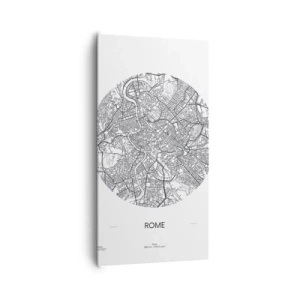 Canvastavla - Bild på duk - Roms anatomi - 65x120 cm