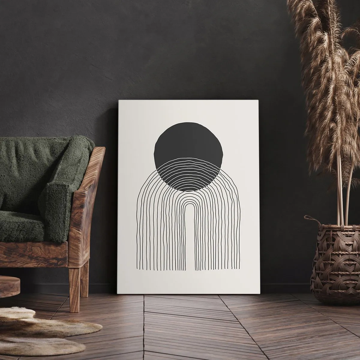 Canvastavla - Bild på duk - Darr och säkerhet - 50x70 cm