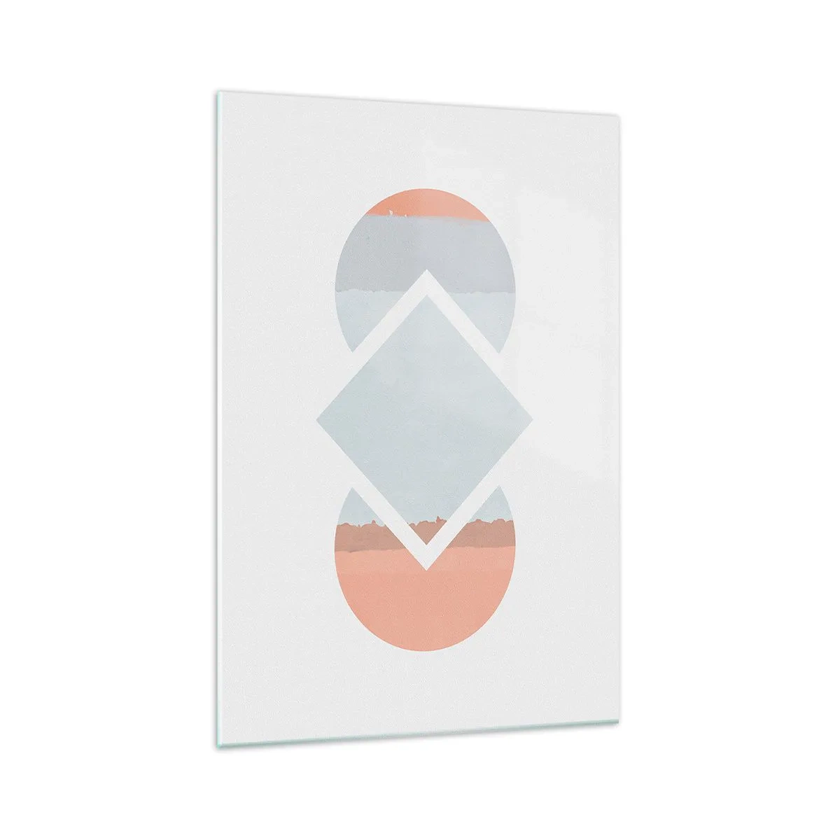 Glastavla - Bild på glas - Situationen är klar - 70x100 cm