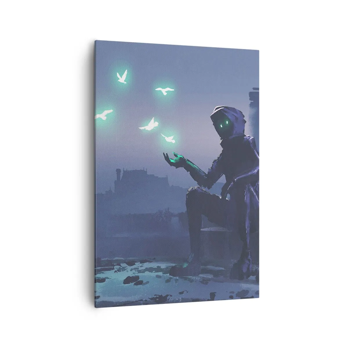 Canvastavla - Bild på duk - Livet kommer tillbaka - 70x100 cm