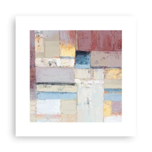 Affisch - Geometrins lugn - 30x30 cm