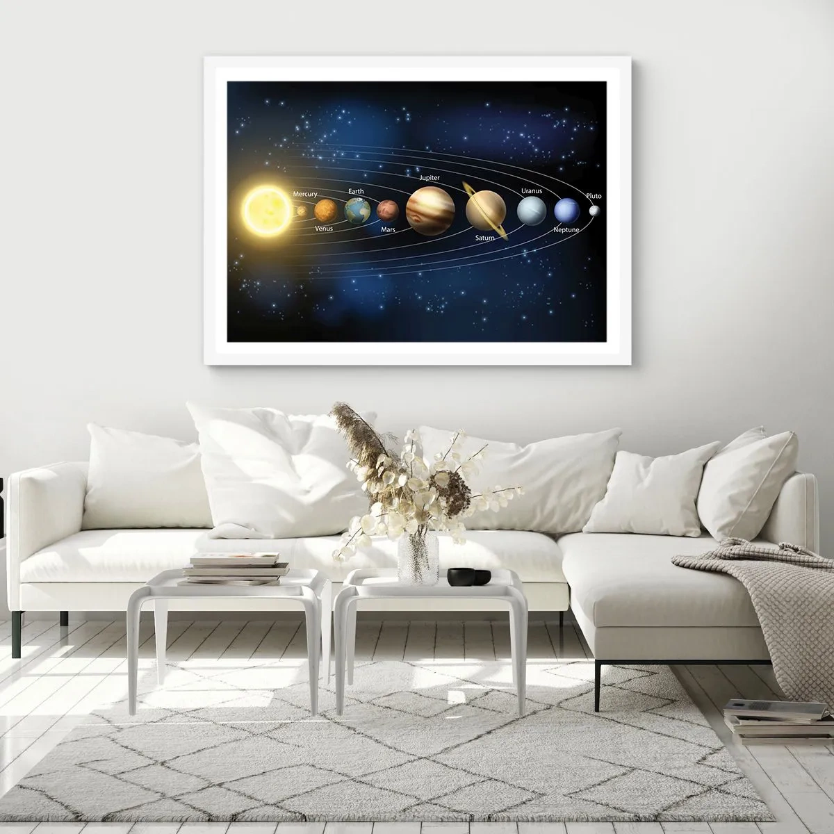 Affisch i vit ram - En av tio - 91x61 cm