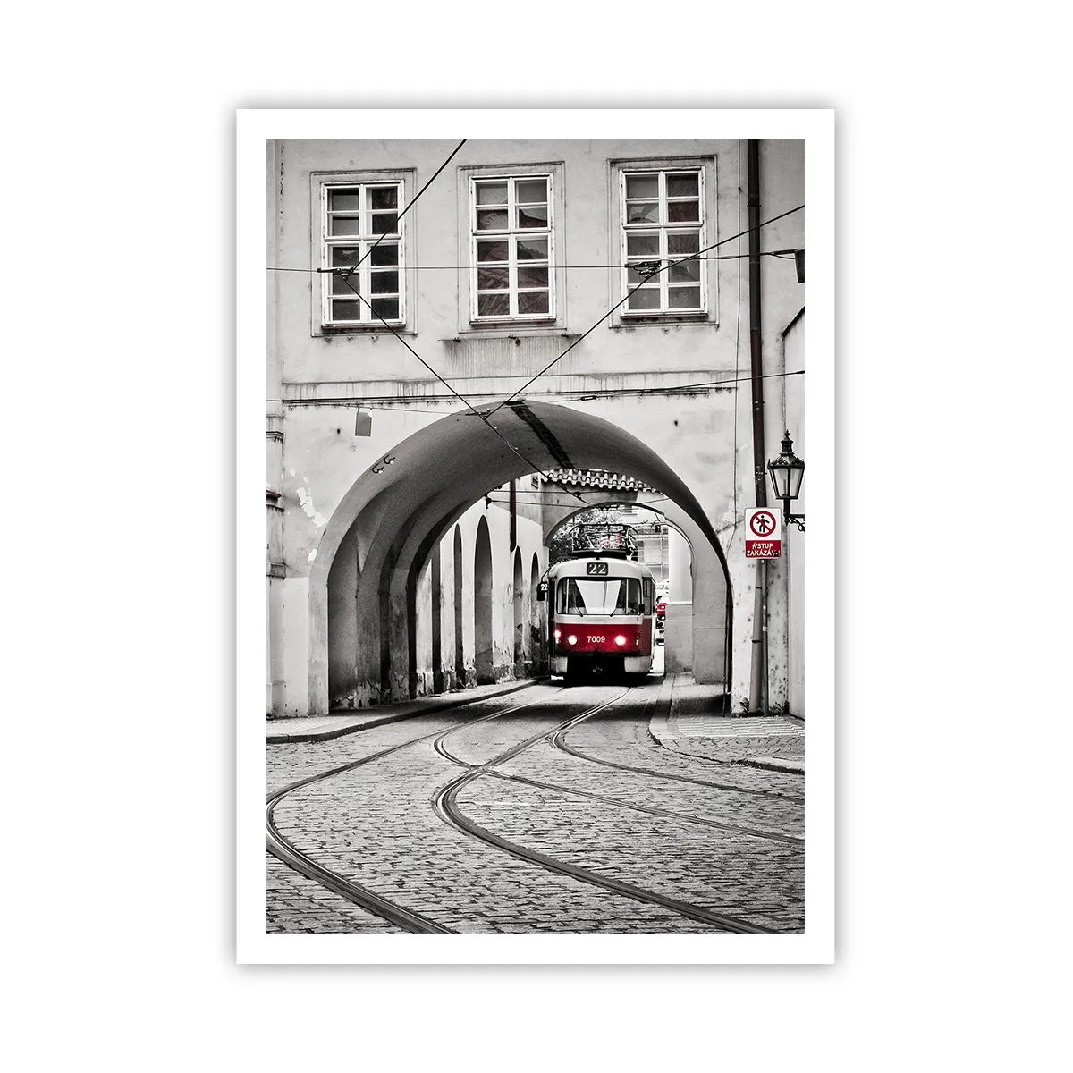 Affisch - Genom stadens labyrint - 70x100 cm