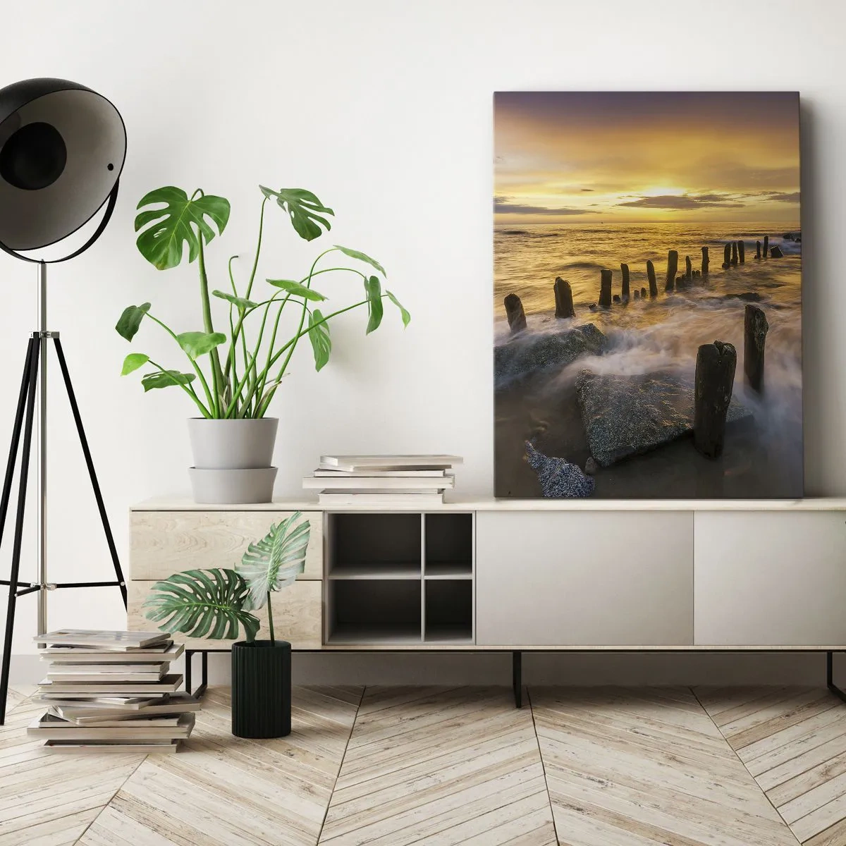 Canvastavla - Bild på duk - Östersjöns råa skönhet - 50x70 cm