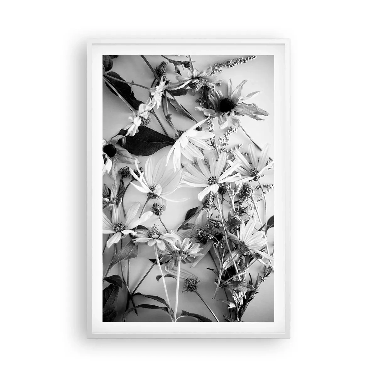 Affisch i vit ram - Icke-blombukett - 61x91 cm