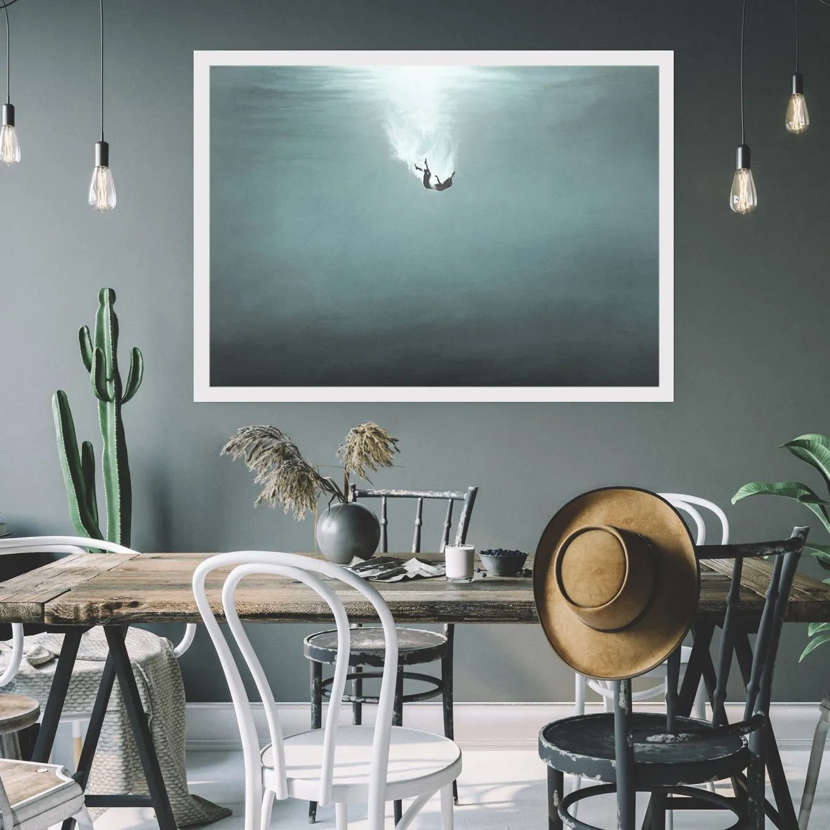 Affisch - I havets famn - 70x50 cm