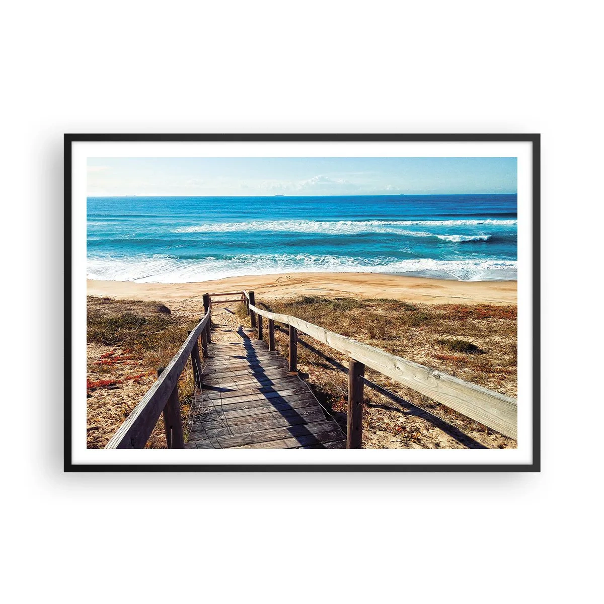Affisch i svart ram - Spring! - 100x70 cm