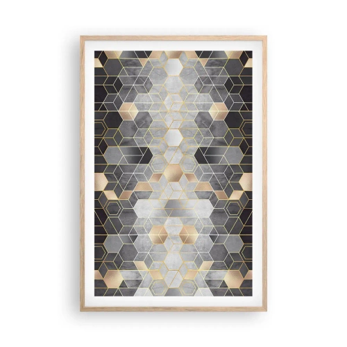 Affisch i ram av ljusek - Diamantkomposition - 61x91 cm